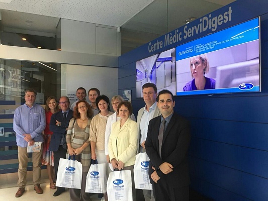 Октябрь 2017 г. Посещение «Союзом женщин-врачей России» клиник Каталонии